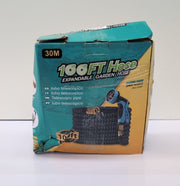 Expandable Garden Hose Pipe 100ft, wit Spray Nozzle(box damaged)