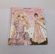 Depesche TOPModel Create Your Glam Look Colouring Book Set