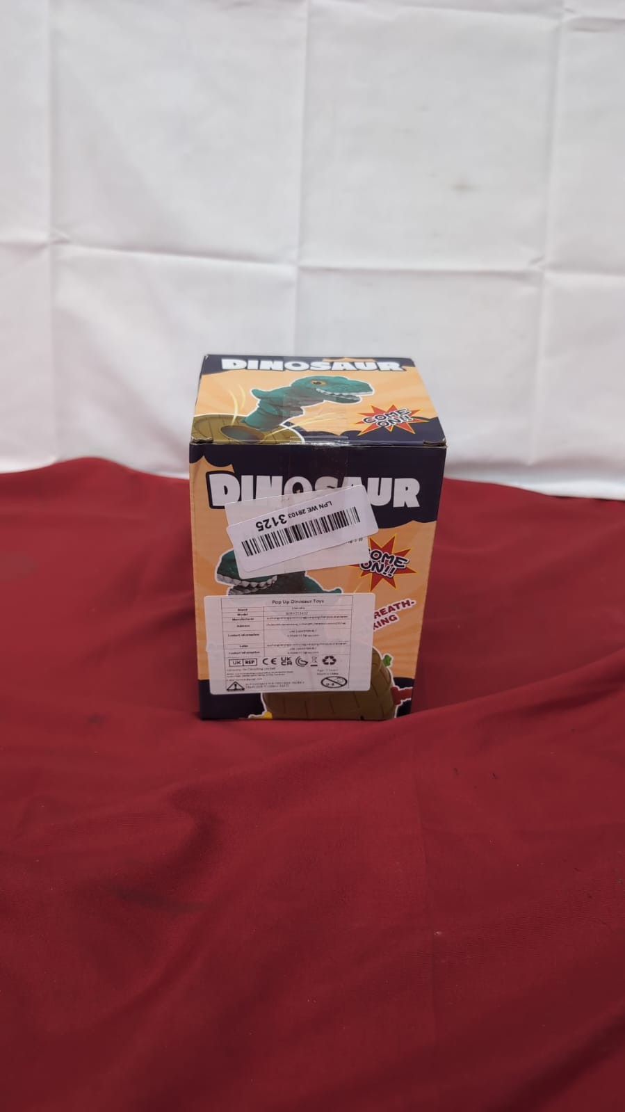 Pop Up Dinosaur Toys for 3-8 Year Old Boys Girls, Classic (box damaged)