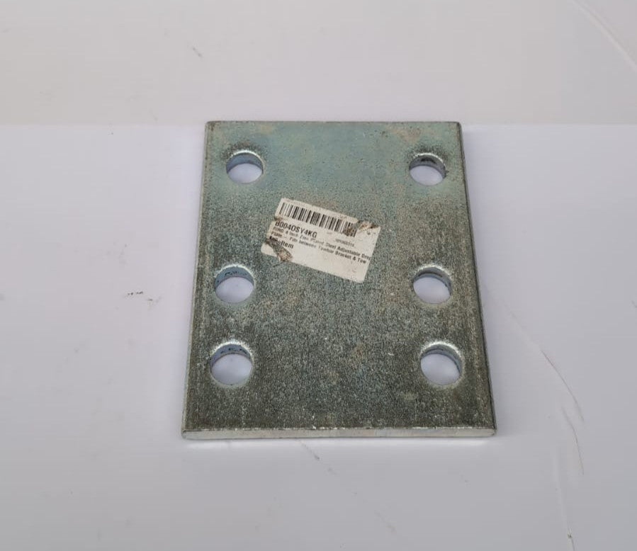 RING 4" Zinc Plated Steel Adjustable Drop Plate - Fits between Towbar Bracket