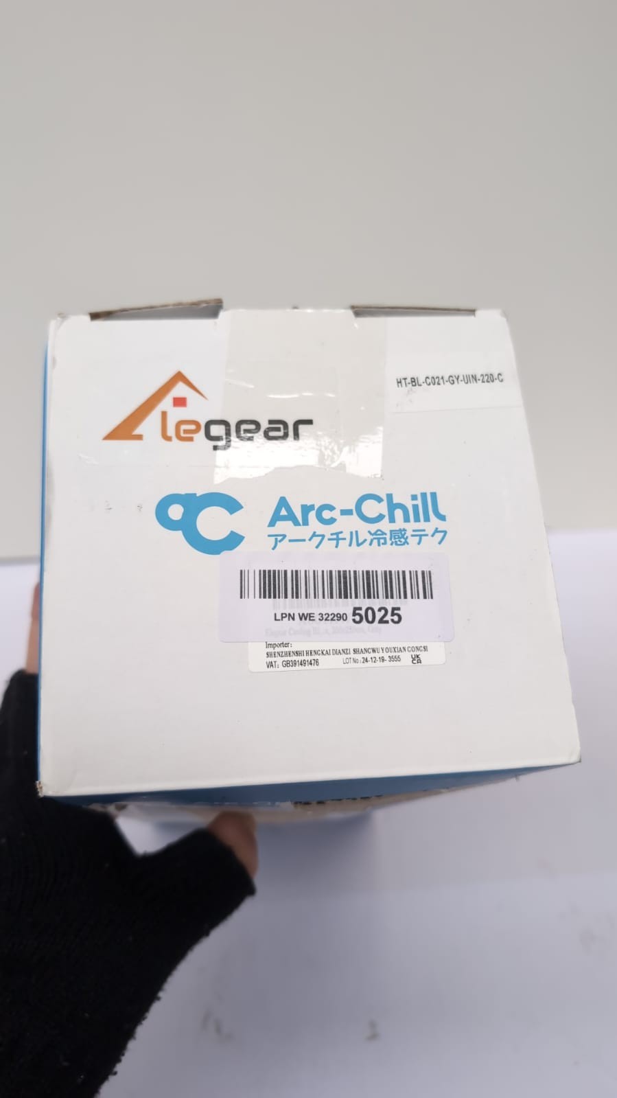 Elegear Cooling Blanket for Night Sweats, Arc-Chill  200x220cm,Grey(box damaged)