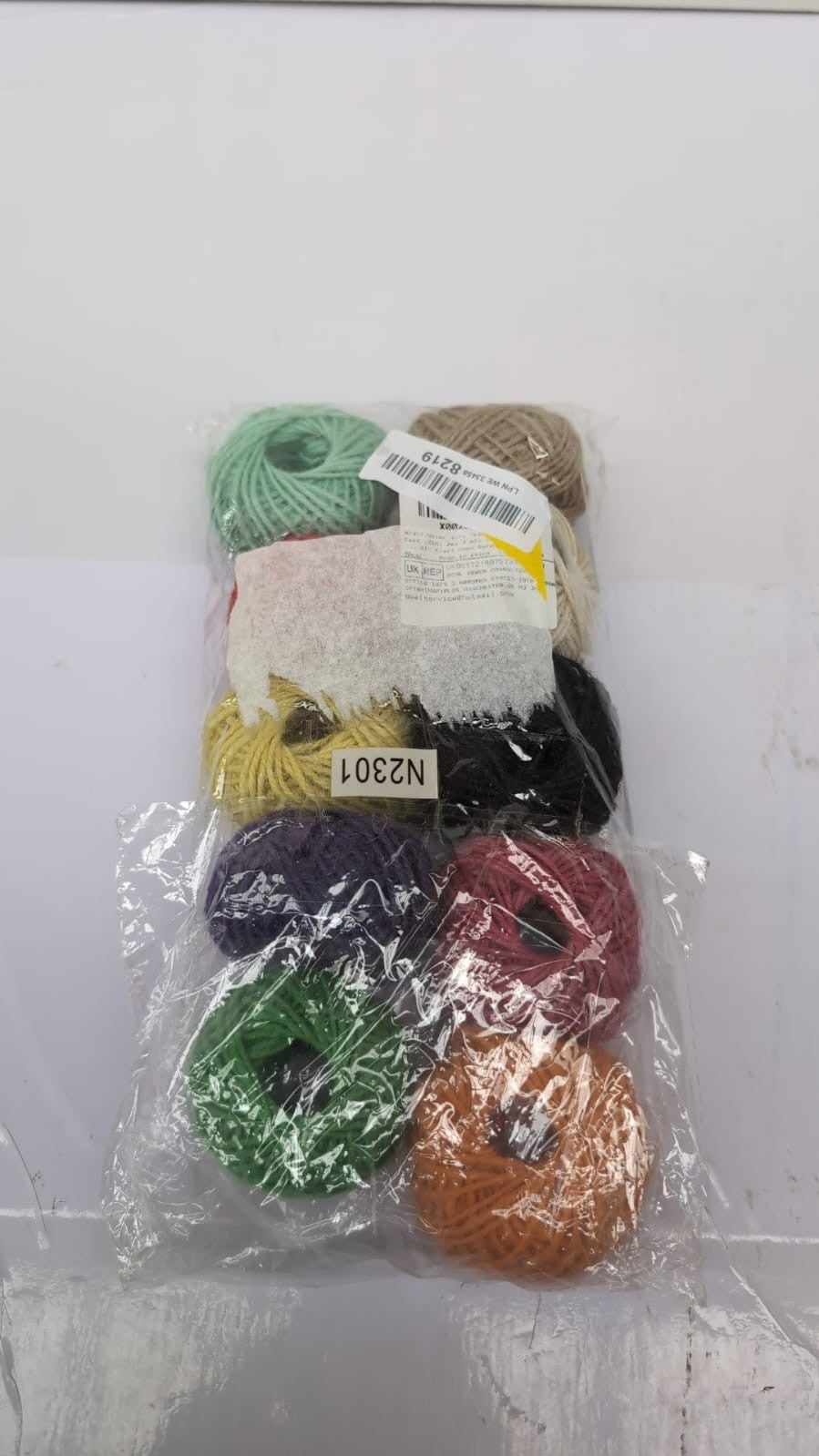 10 ROLLS, Twine String  Jute Rope for Gift Wrapping ,Multicoloured