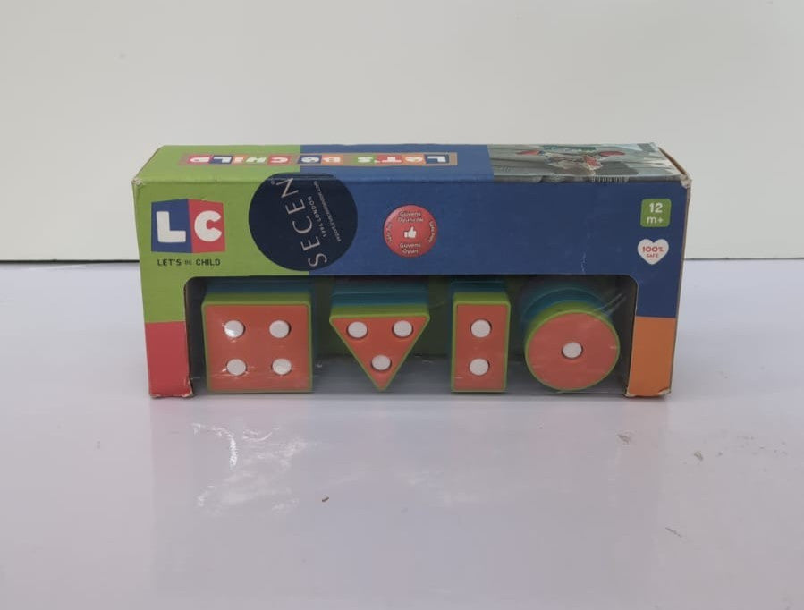 Let's Be Child Educational Geometric Shapes(packaging slightly damaged)