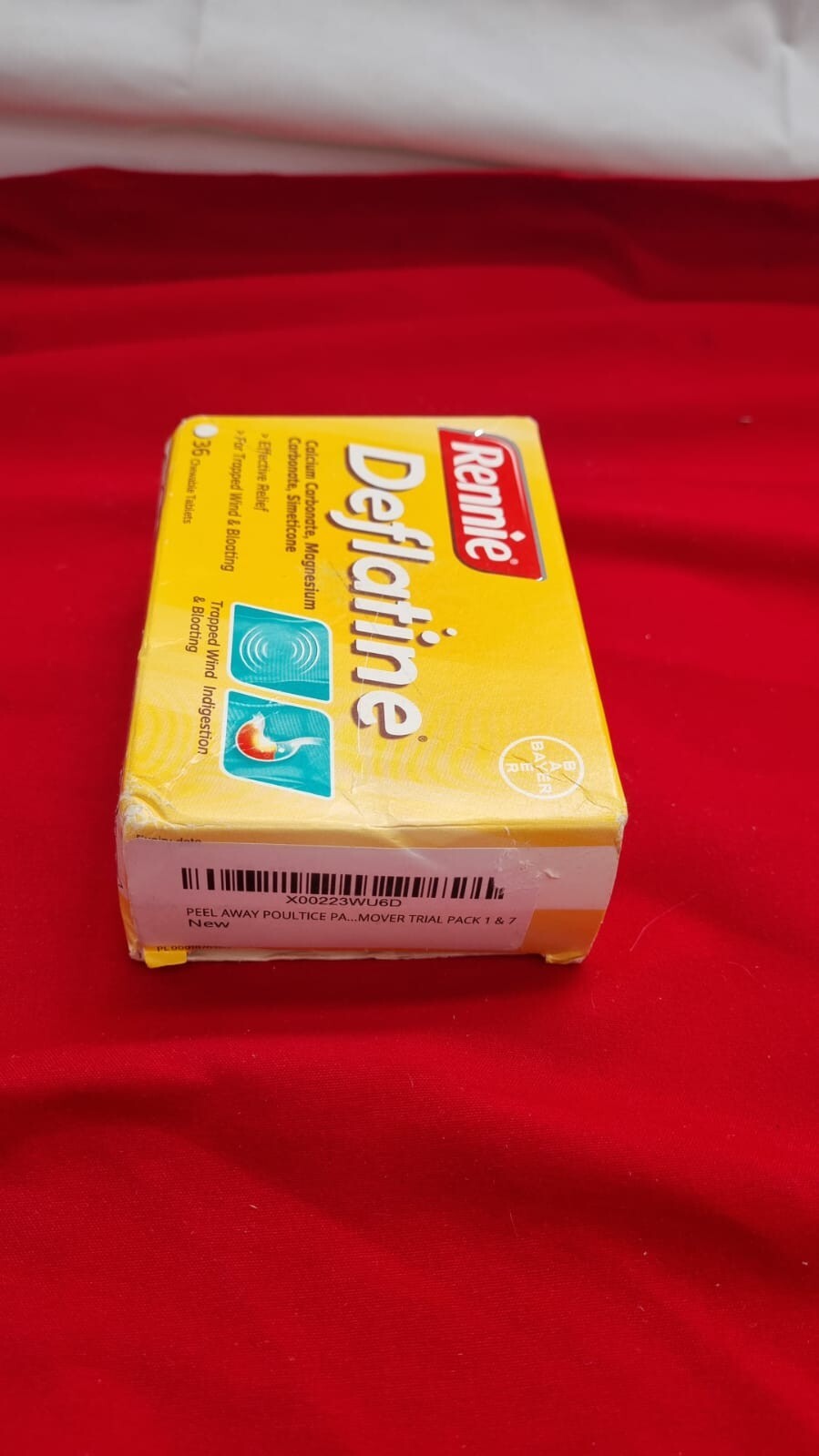 Rennie Deflatine Trapped Wind and Bloating Tablets Fast and Effective 36 Tablets