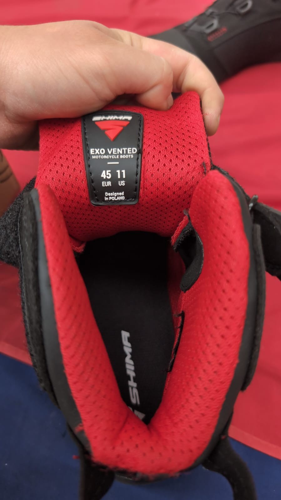 SHIMA EXO Vented, Motorbike Shoes for Men Breathable, Reinforced Street (no tag)