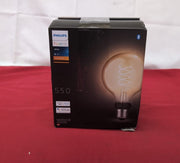 Philips Hue White Filament Globe E27 G125,Bluetooth(  box damaged)