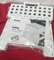 KEPLIN Folding Step Stool | Non-Slip Foldable Footstool