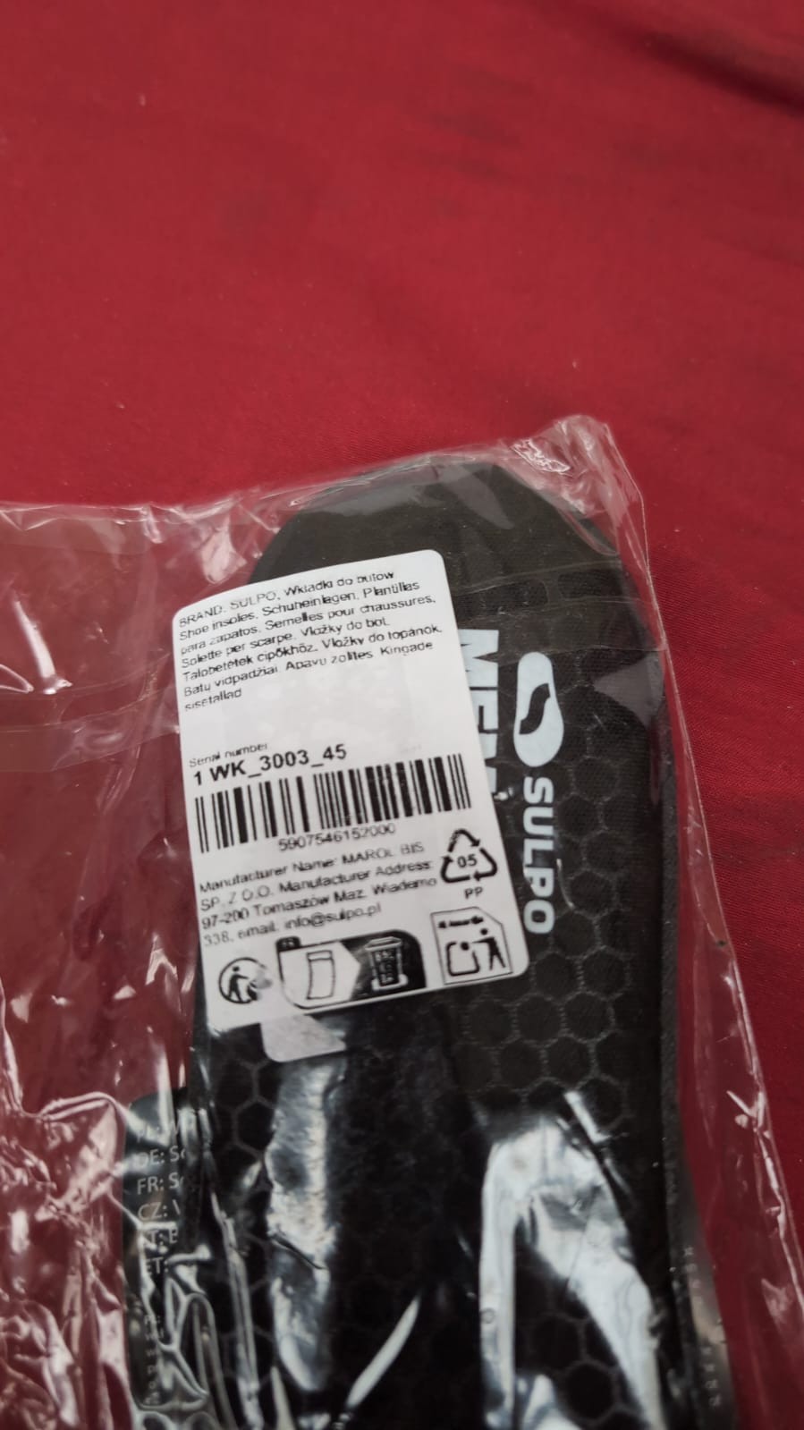 SULPO Memory Foam Insoles Cushioned for Men & Women (approx 29cm length)