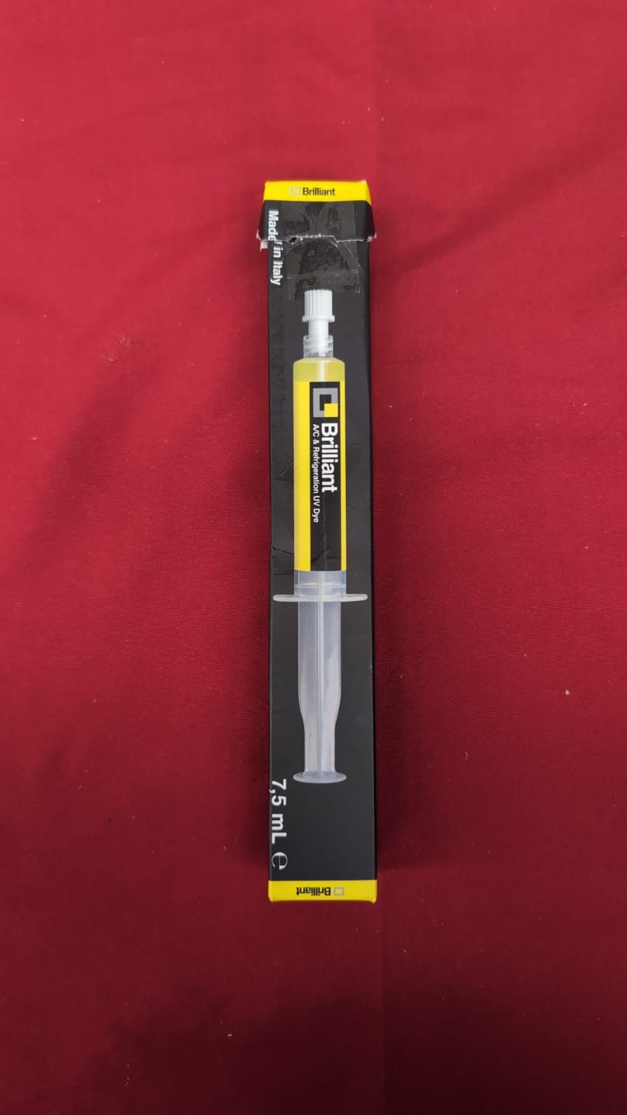 Brilliant 7.5 ml, A/C &Refrigerant UV Dye  (packaging damaged)