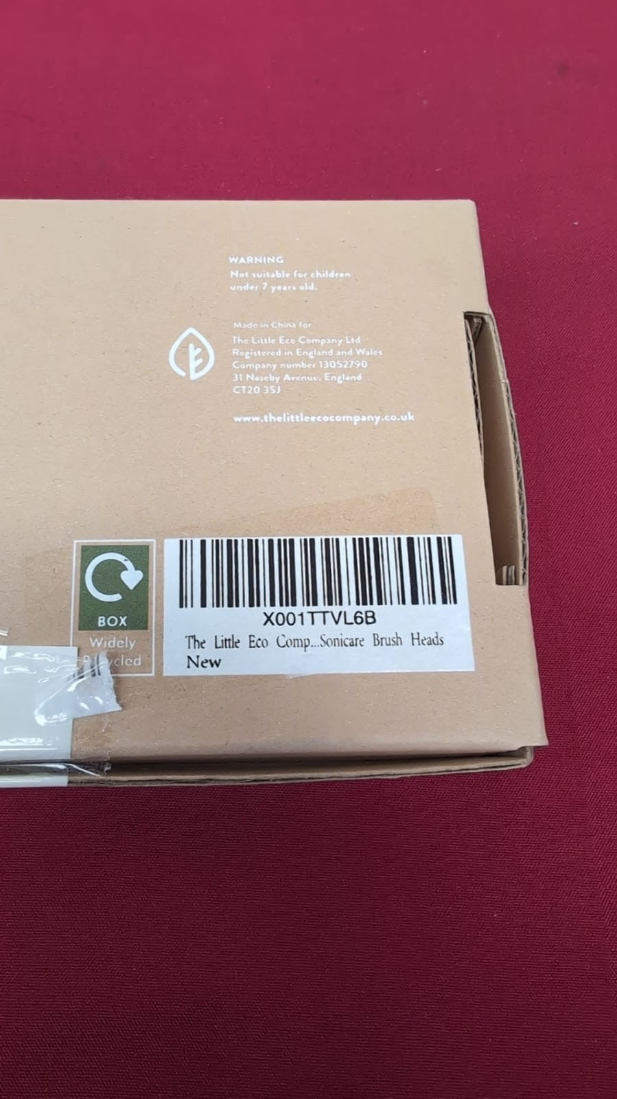The Little Eco Company Recyclable  Toothbrush Head Set  (BOX DAMAGED)