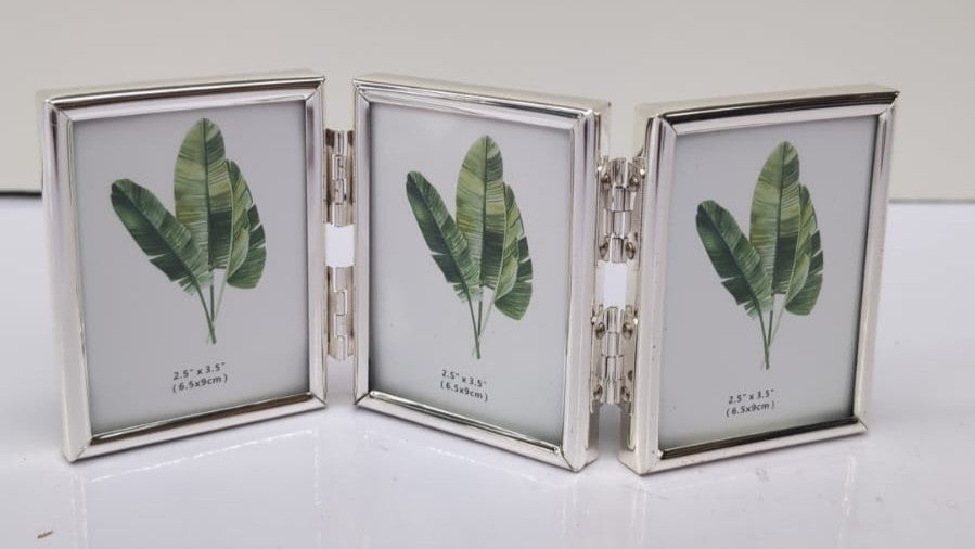 Frame 2.5x3.5 Triple, Silver