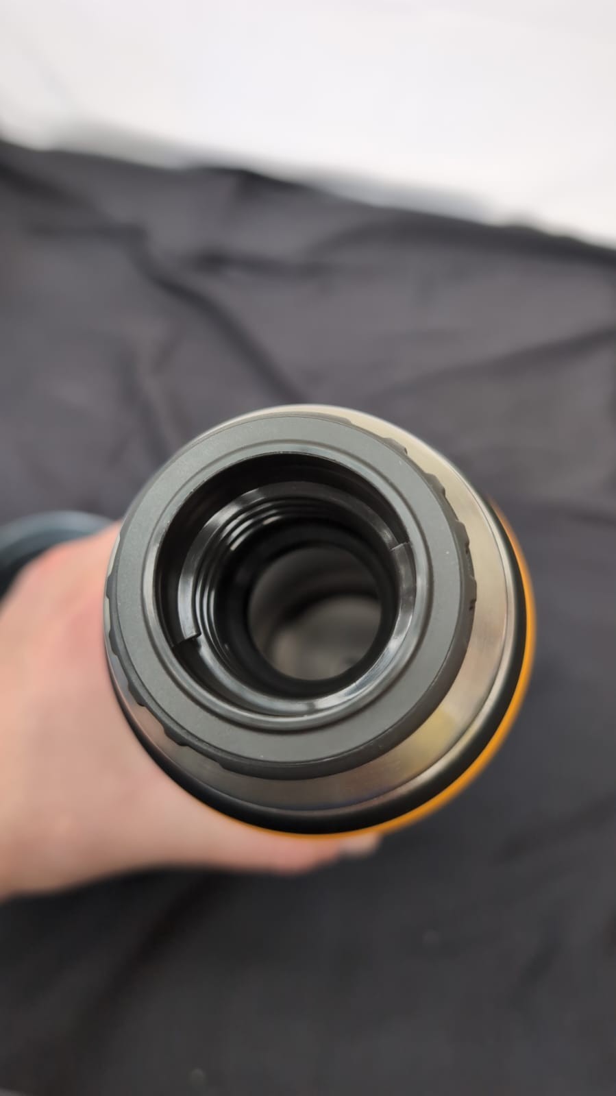 Thermos - Matt Black Ultimate Flask (500ml), Reusable Insulated Stainless Steel