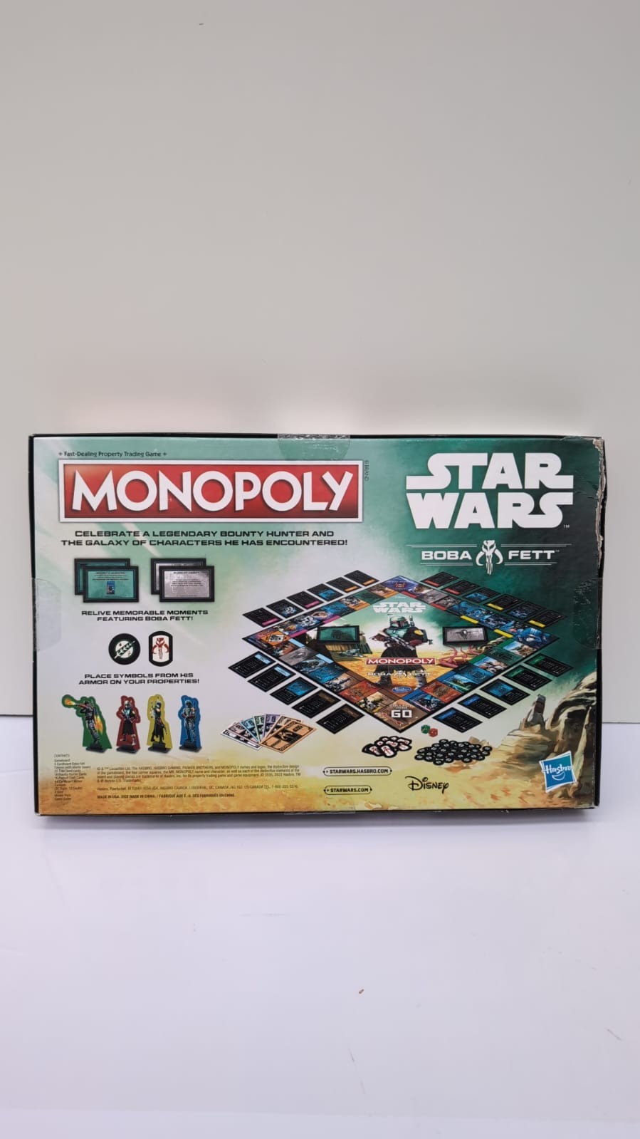 Hasbro Monopoly: Star Wars Boba Fett Edition Board Game (BOX DAMAGED)