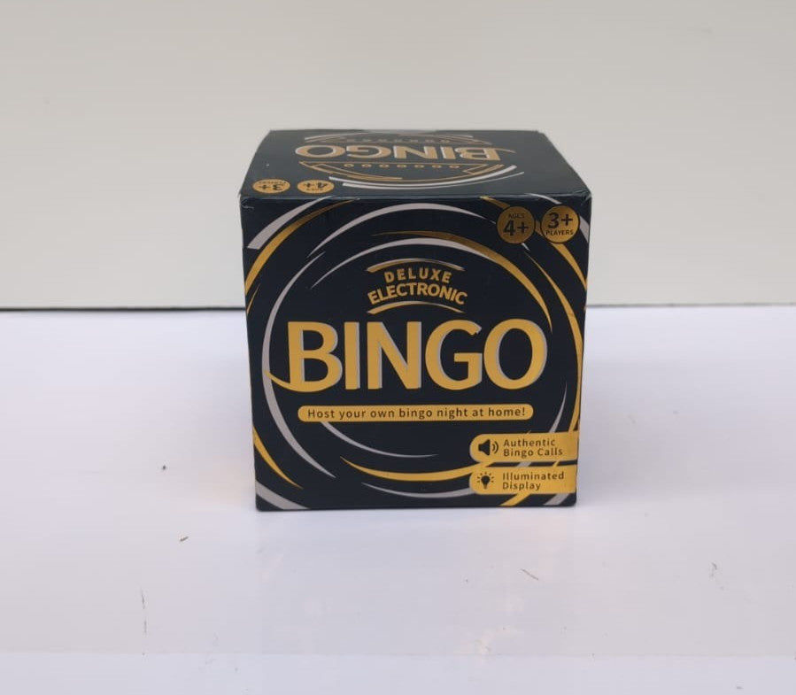 IDEAL Deluxe Electronic Bingo Game | Host Bingo Night at Home (box damaged)