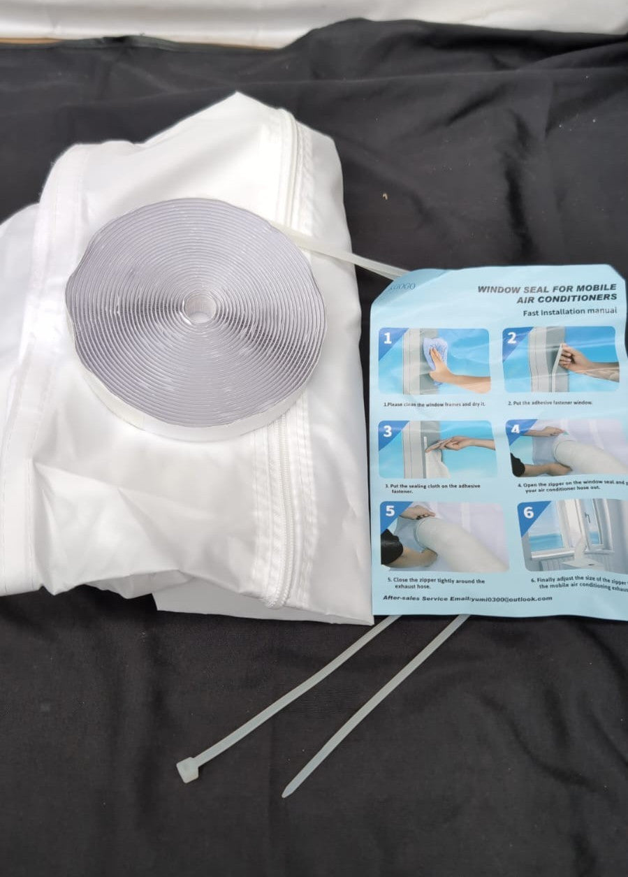 KGOGO Air Conditioner Window Kit, Window Seal  Waterproof (box damaged)