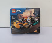 LEGO City Go-Karts and Race Drivers, Racing Vehicle Toy Playset (BOX DAMAGED)