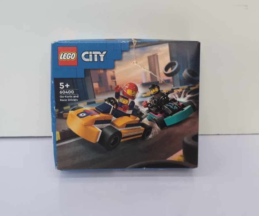 LEGO City Go-Karts and Race Drivers, Racing Vehicle Toy Playset (BOX DAMAGED)