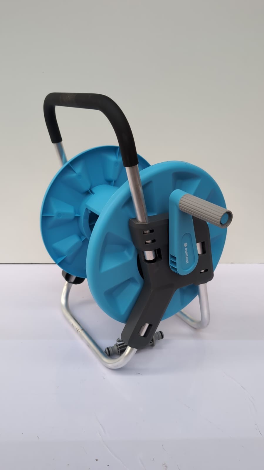 Cellfast Garden Hose Reel ALUPLUS 1/2" 45m, Aluminium Construction(SMALL SCUFF)