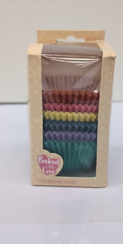 Baked with Love Brights Cupcake Cases 50mm – 150 Pack (Box Damaged)