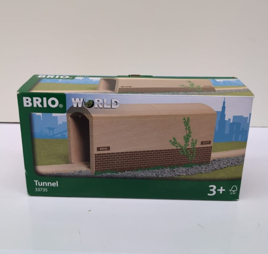 BRIO World Wooden Tunnel Train for Kids Age 3+ (packaging opened)