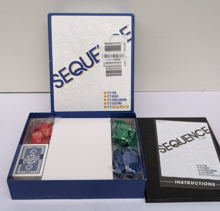 Goliath Games Sequence | Five-in-a-row Fun for Everyone! |(BOX DAMAGED)
