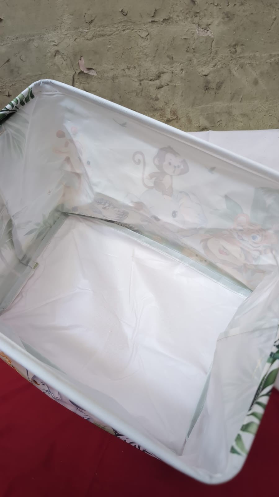 Tropical Animals Baby Laundry Hamper Collapsible Clothes Kid Storage Basket