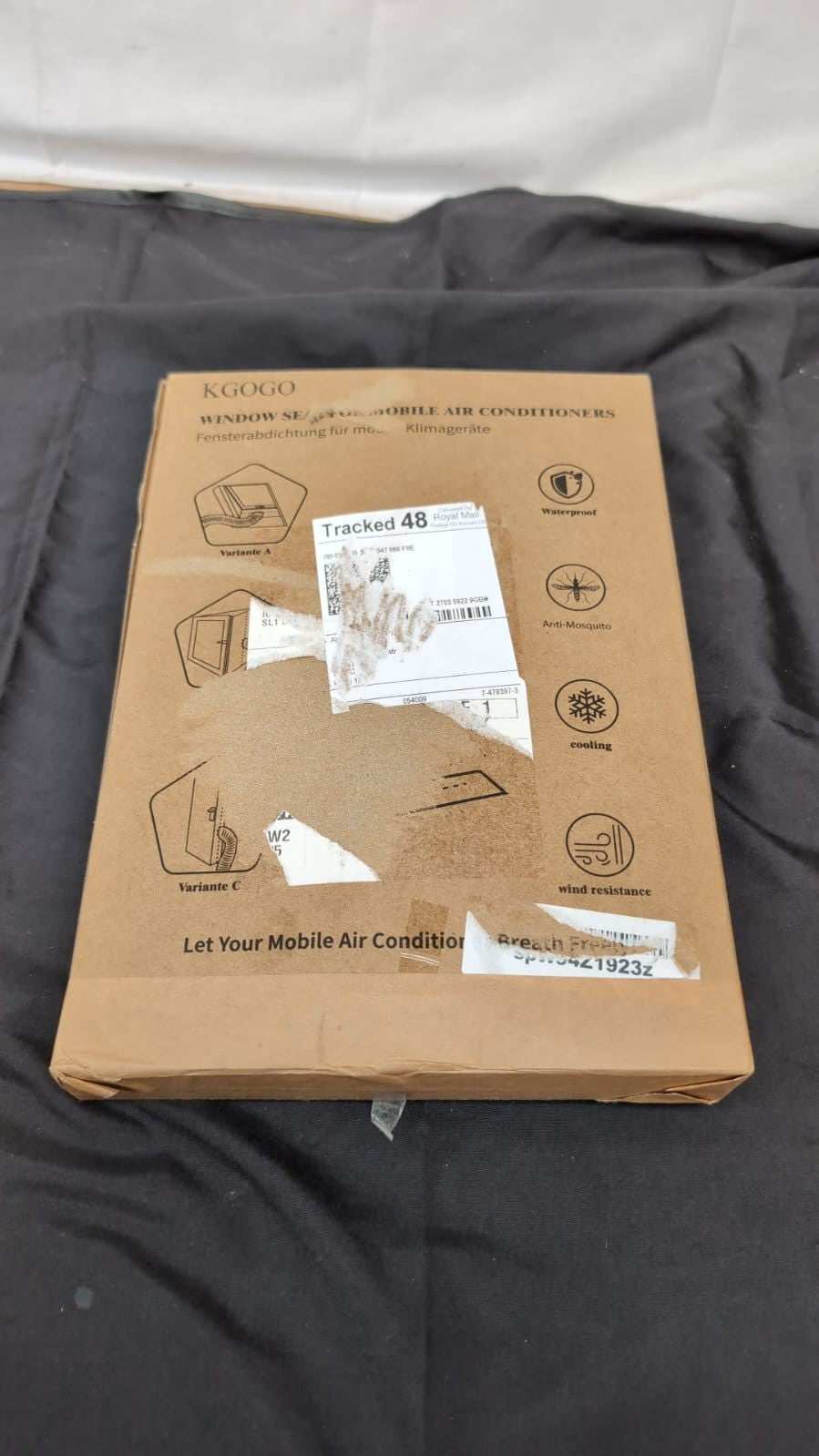 KGOGO Air Conditioner Window Kit, Window Seal  Waterproof (box damaged)