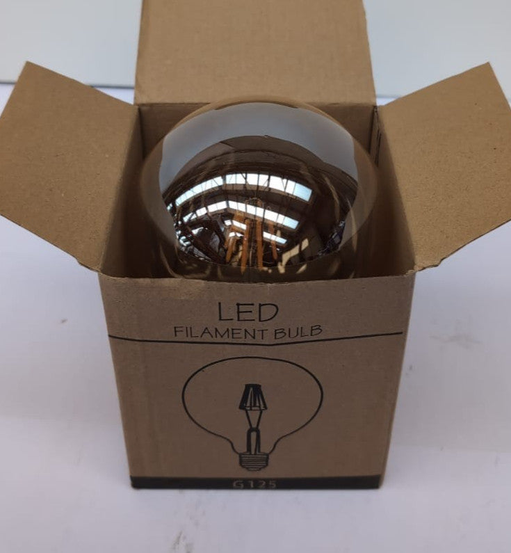 E27 LED Bulb,Edison G125 8W Dimmable Bulb, LED Filament Large Globe Screw Light