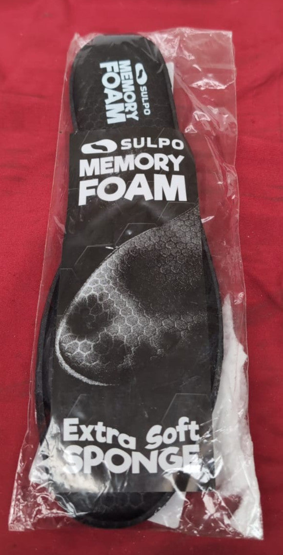 SULPO Memory Foam Insoles Cushioned for Men & Women (approx 29cm length)