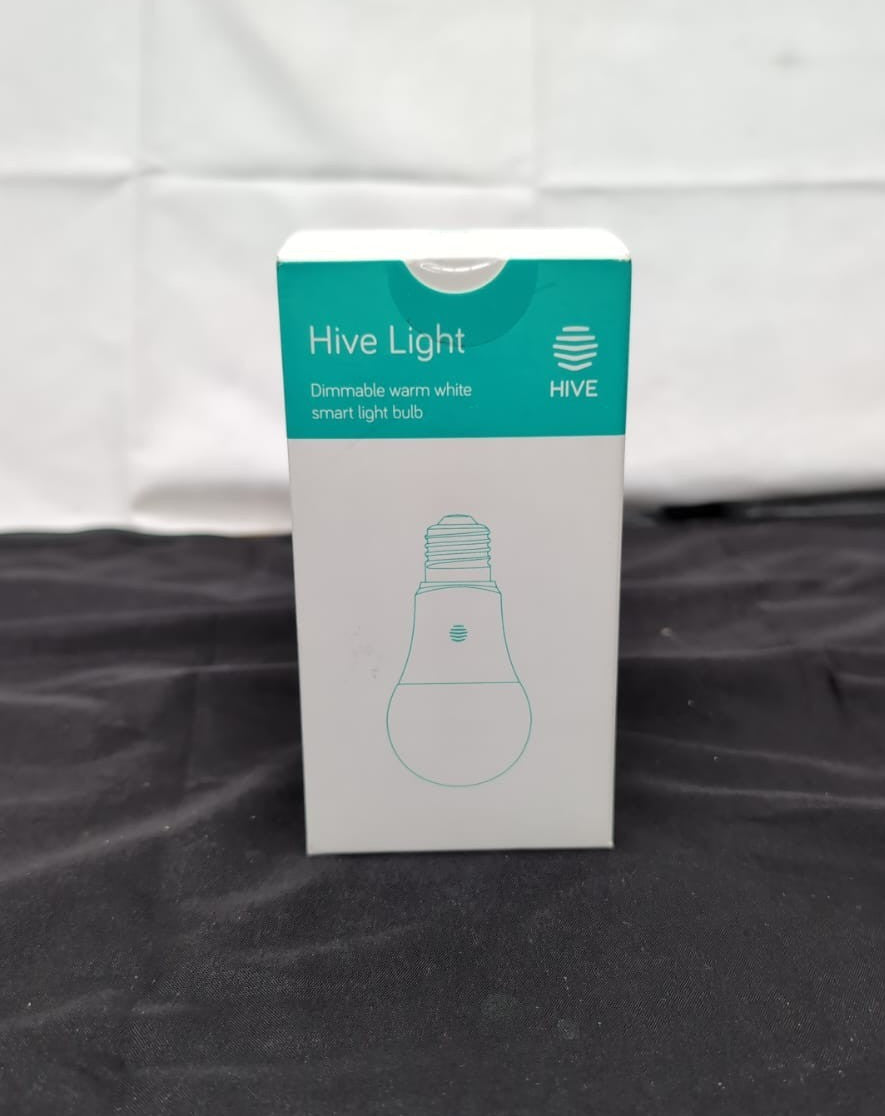 Hive Smart Light Bulb E27 Dimmable - Screw,Warm White,Works with Amazon Alexa,