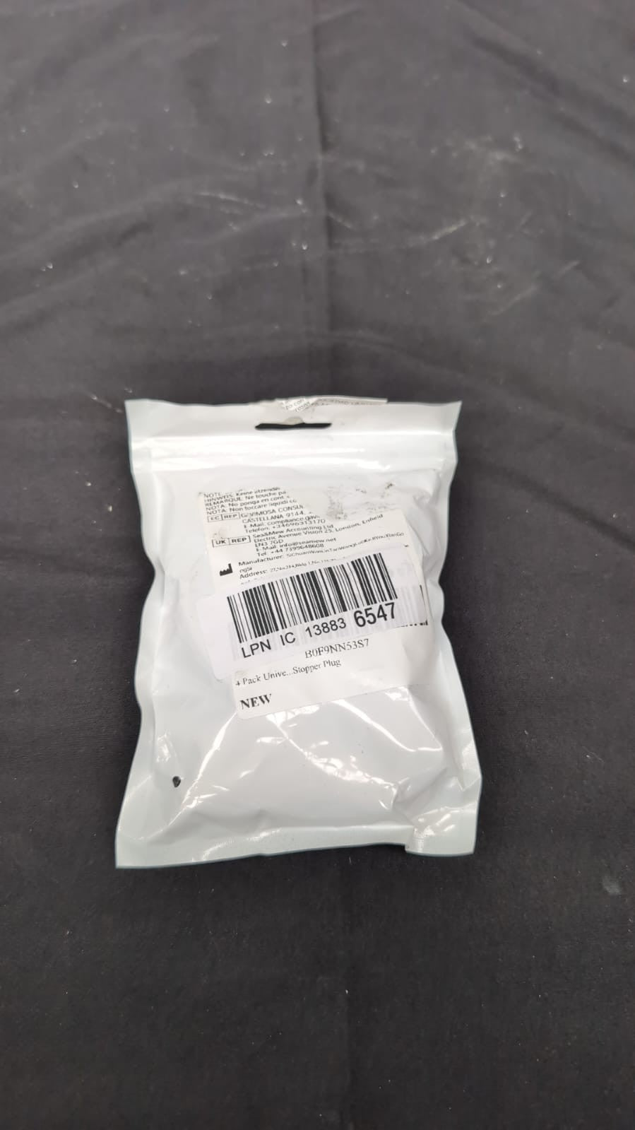 4 Pack Universal Silicone Sink Bath Plug with Handle for Kitchen and Bathroom