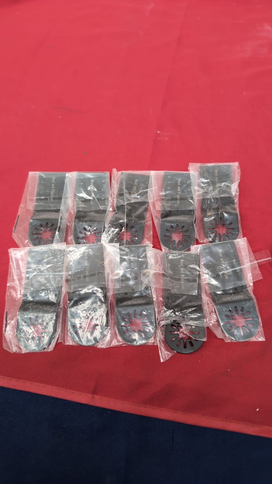 Multi Tool Blades Wide High Carbon Steel HCS for Wood and Plastic (10 Pack)