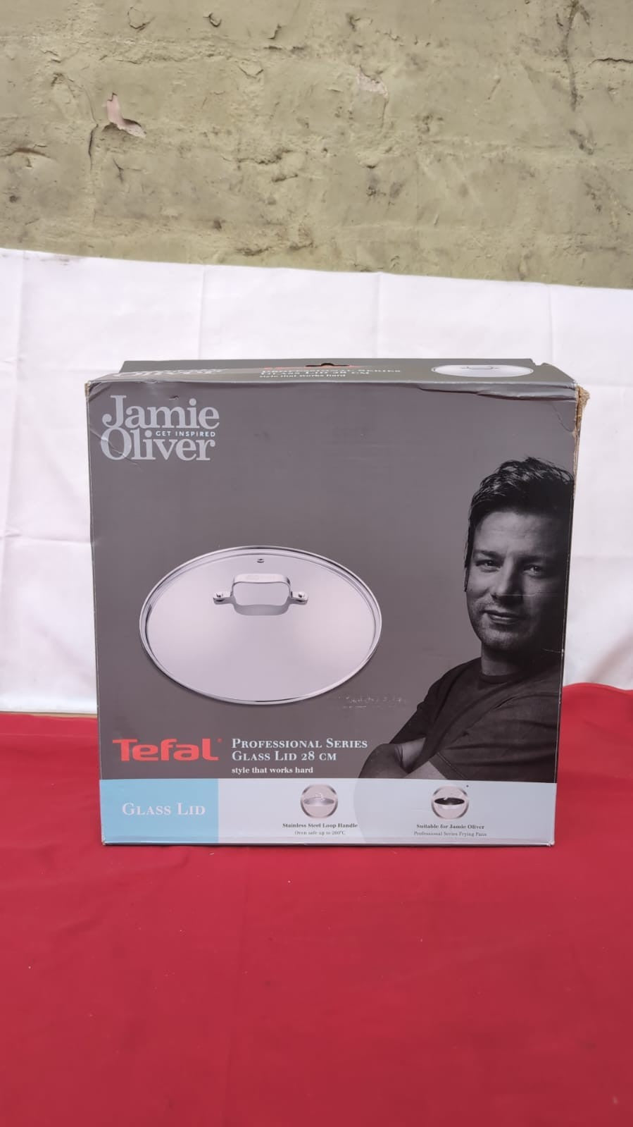Tefal Jamie Oliver by Tefal 28 cm Glass Lid(BOX DAMAGED)