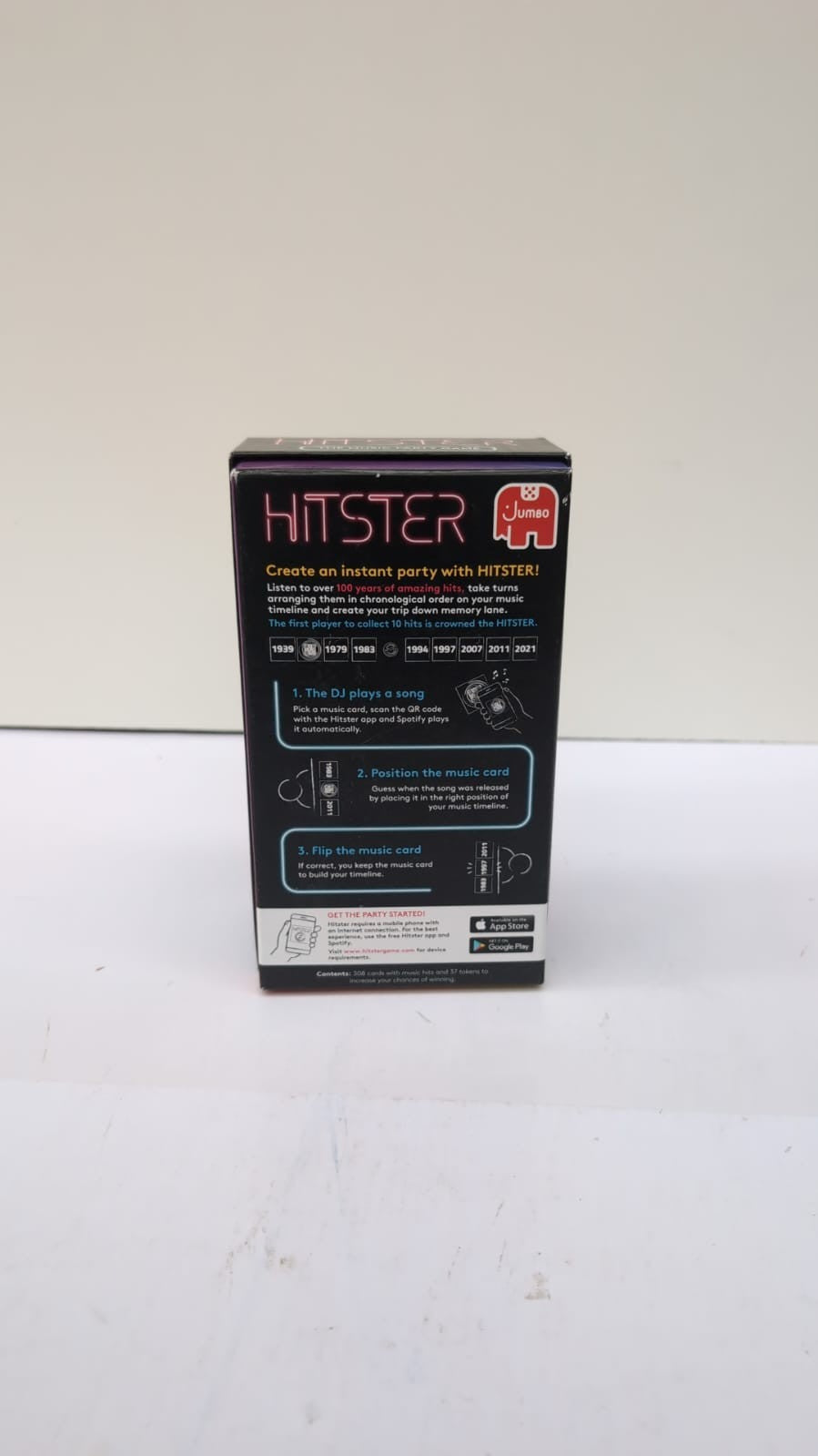 Hitster The Music Party Board Game, Fun Quiz Card Game, 300+ Iconic Music(USED)