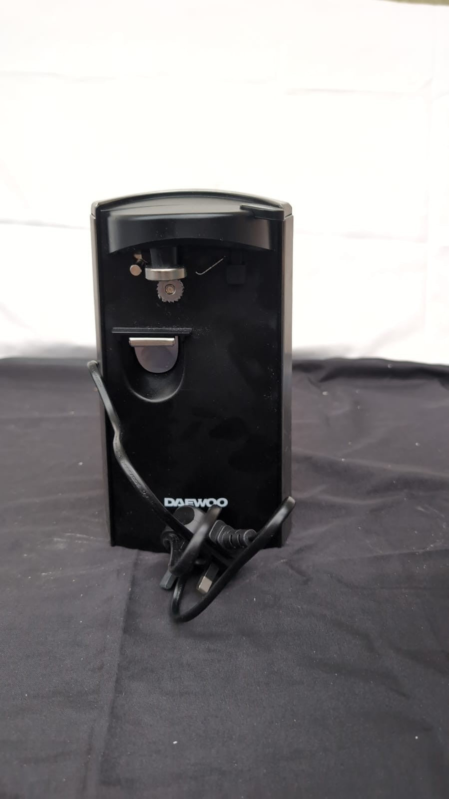 Daewoo Electric Tin Can Opener Multifunction Knife Sharpener Bottle Opener(Used)