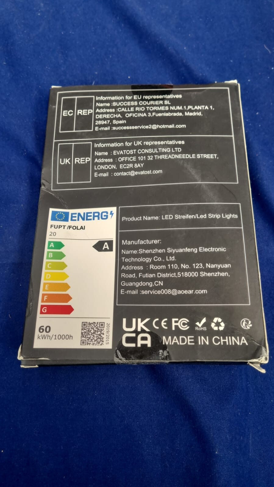 FUPT Led Strip Lights,5m Light Strips Flexible 5050 RGB Colour