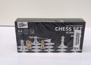 Peradix Travel Chess Board Set - Magnetic Chess Pieces, Portable/Foldable Board