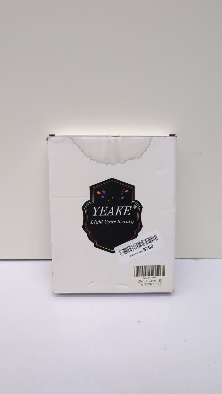 YEAKE Table Desk Vanity Makeup Mirror,8"Portable Folding Mirror (pack damaged)