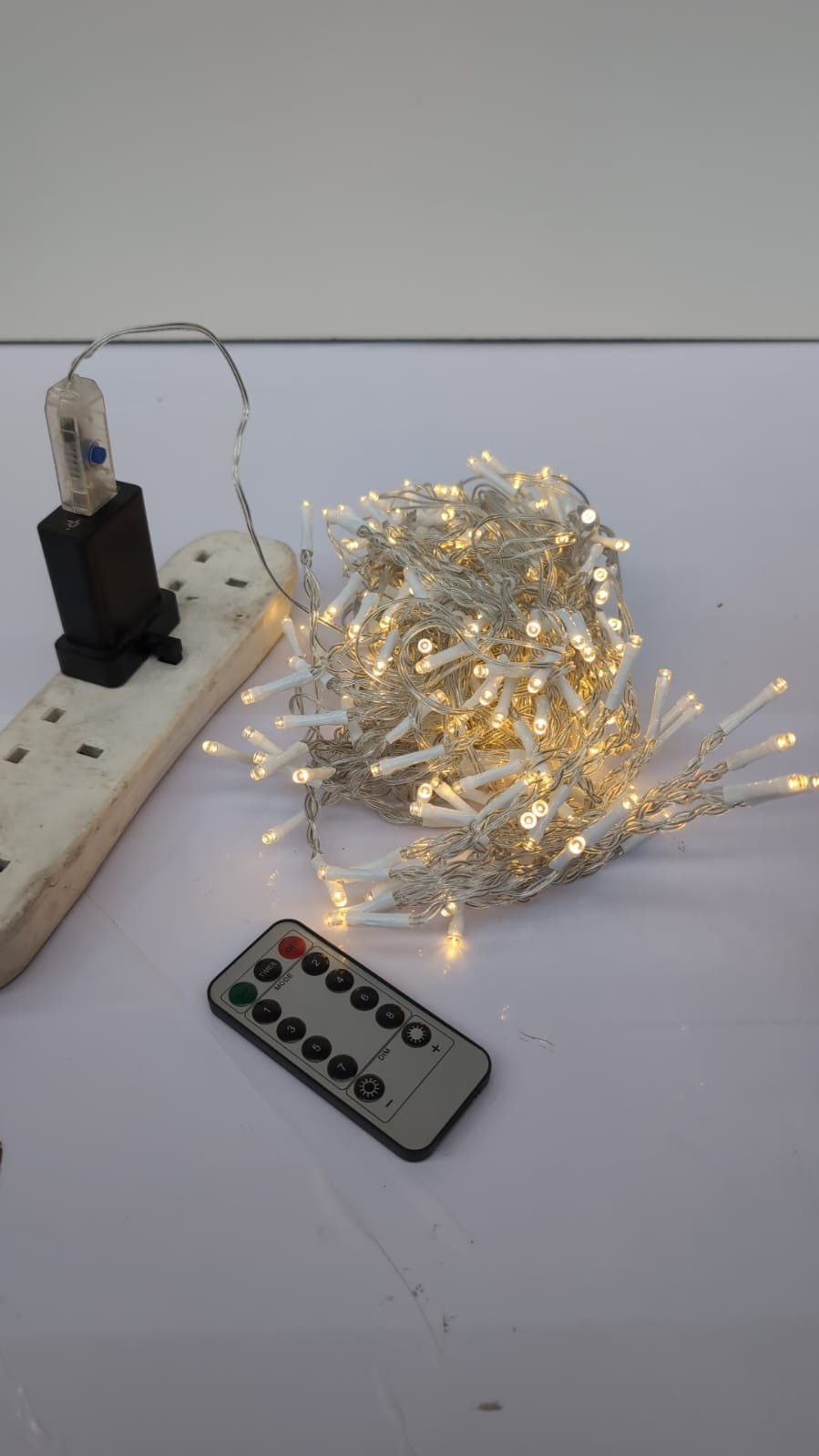 Curtain Lights Indoor Outdoor 200 LEDFairy Lights USB Powered,Warm White