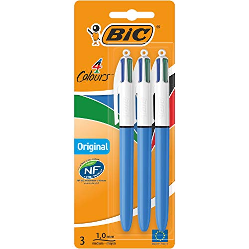 BIC Ballpoint Pen 4 Colours