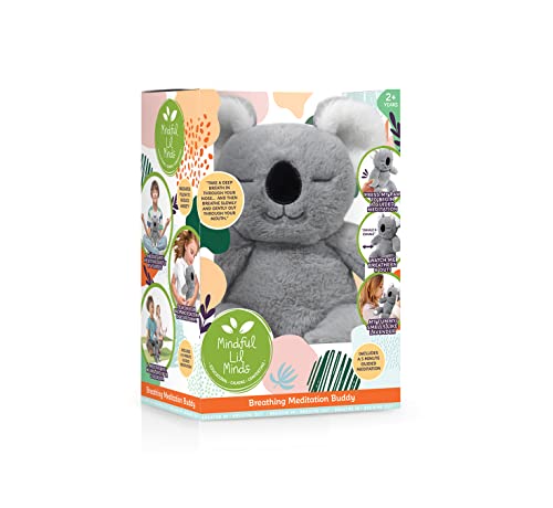 Mindful Lil Minds Breathing Meditation Buddy, Meditation Learning Tool for Kids, Cuddly Anxiety Reducing Toy, Scented and Weighted, Suitable for Ages 3+
