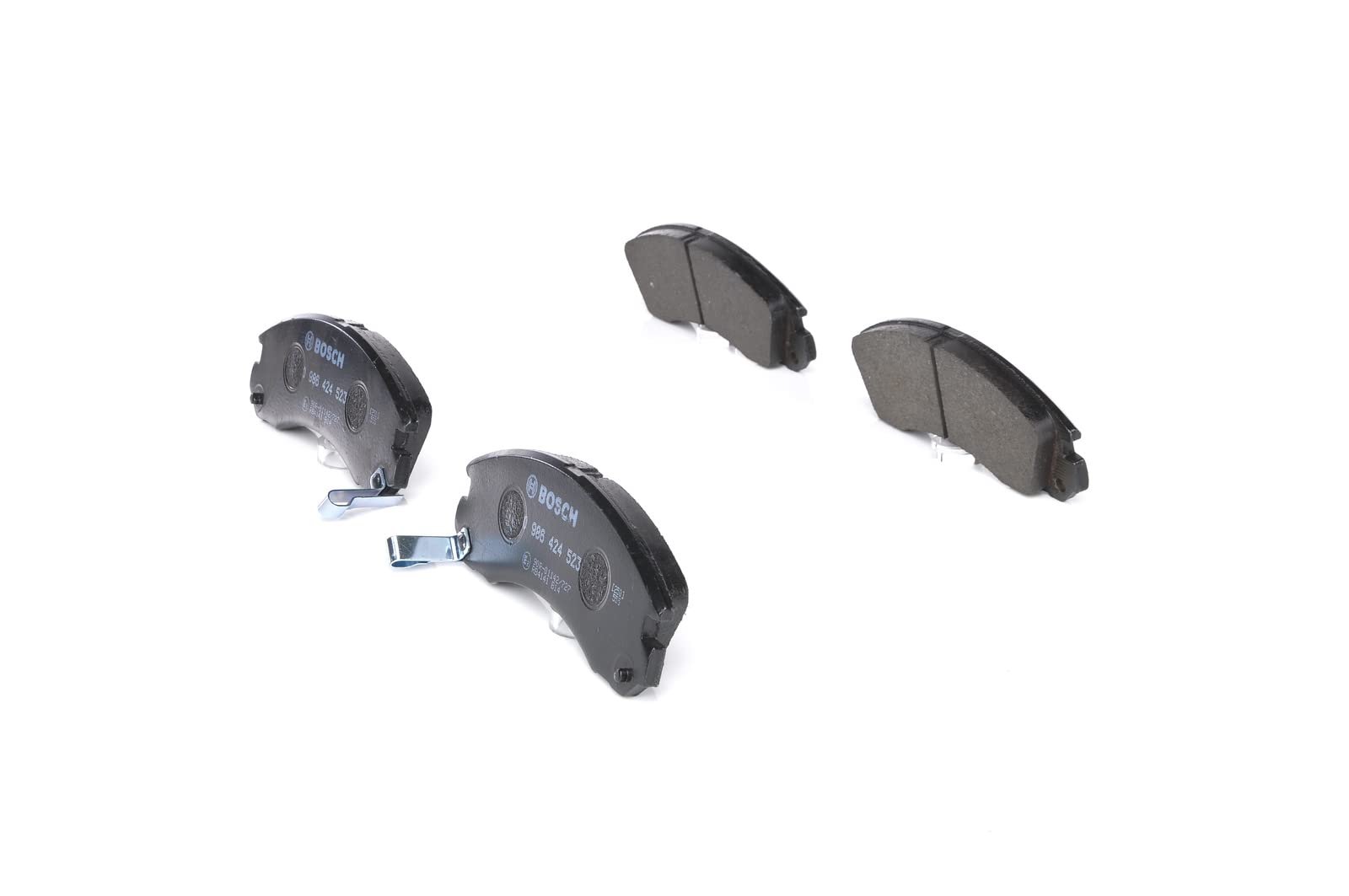 Bosch BP279 - Brake Pads Car Front Axle - Bosch Quality - Reduced Noise and Dust - ECE-R90 Certified - Copper-Free - 1 Set of 4 Pads
