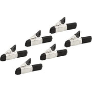 Rolson 60341 6 pc 50 mm Spring Clamp Set, Black