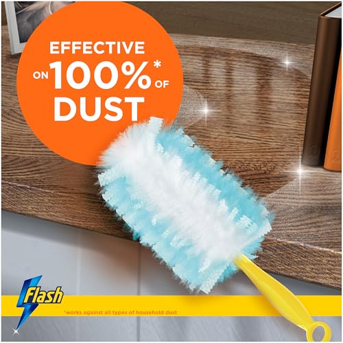 Flash Duster Dust Magnet Refills, Fluffy Dusters Refills, Trap & Lock Away Dust, Dirt, Hair & Allergens In No Time, Dust Magnet