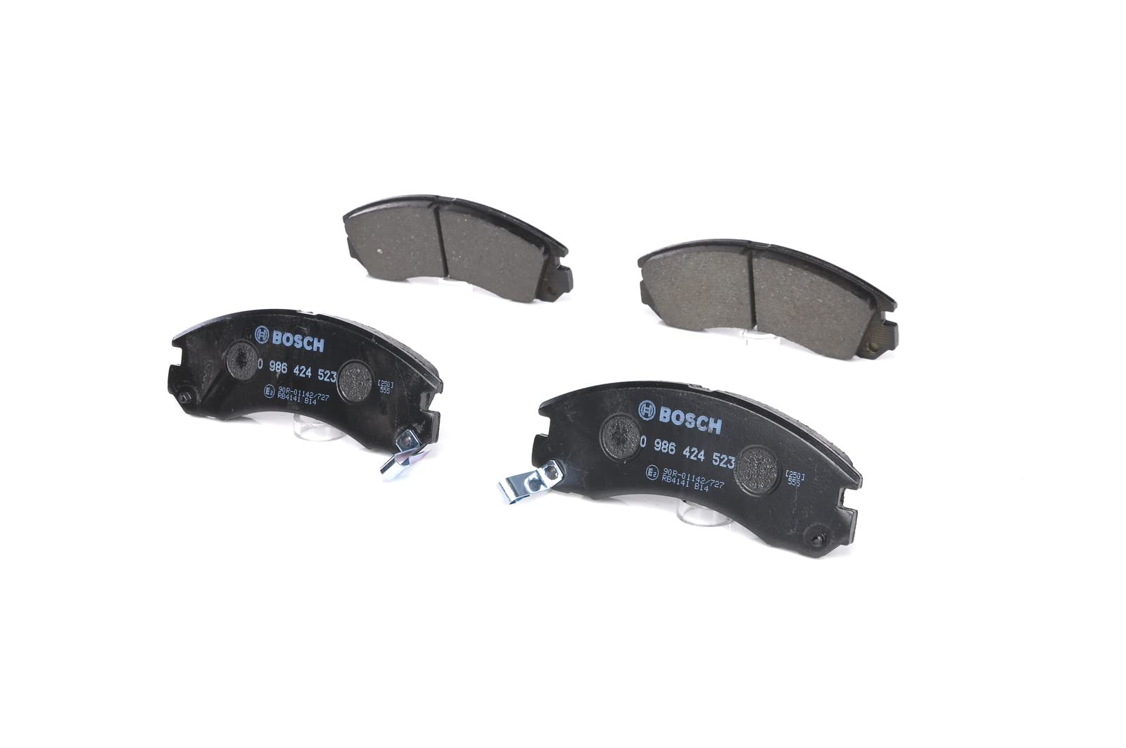 Bosch BP279 - Brake Pads Car Front Axle - Bosch Quality - Reduced Noise and Dust - ECE-R90 Certified - Copper-Free - 1 Set of 4 Pads