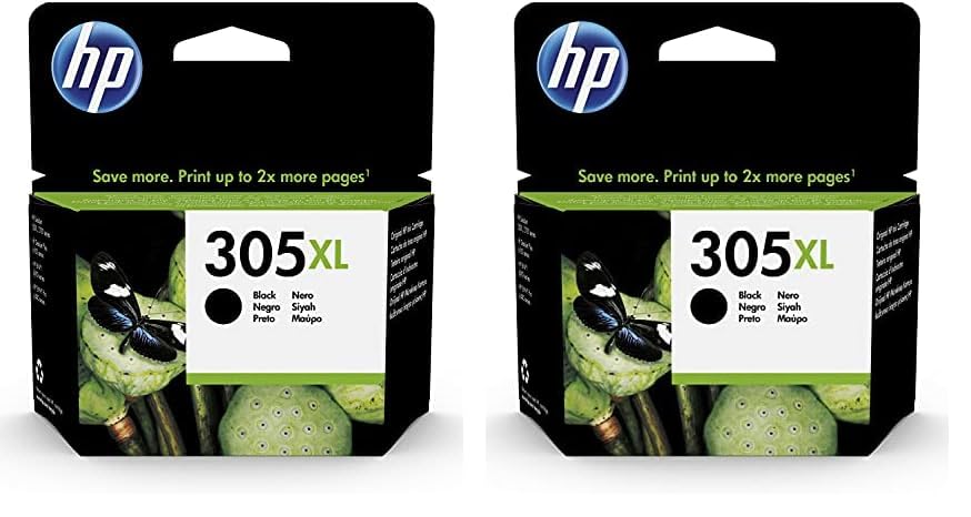 HP 3YM62AE 305XL High Yield Original Ink Cartridge, Black, (Pack of 1) Packaging may vary