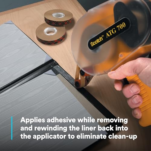 Scotch ATG Adhesive Transfer Tape Gun ATG700, Applicator, Model 19600, Yellow