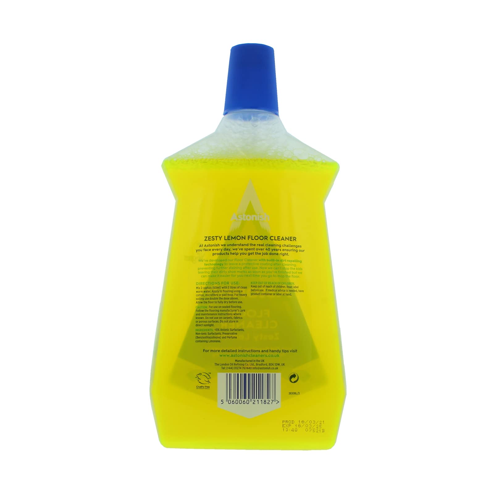 Astonish Concentrated Powerful Dirt Repelling Floor Cleaner with Lasting Fragrance