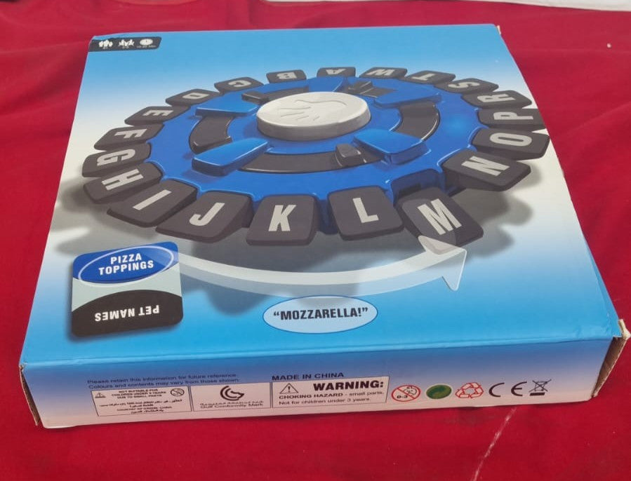 Think Game Words,The Quick Thinking Letter Pressing UK Fast-Paced Family Board