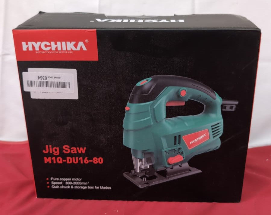 HYCHIKA Jigsaw, 800W Max Cutting Depth 110mm for Wood,(box damaged)